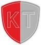 KT-ProGuard Wappen: rot-graues Schild mit den Initialen K und T
